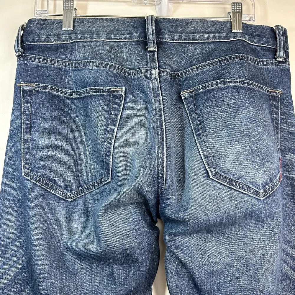 Banana Republic Varick Slim Fit Blue Denim 100% Cotton Men's Jeans 31W x 32L - Picture 8 of 11